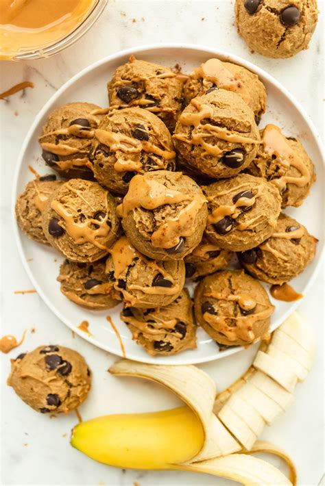 Healthy Peanut Butter Banana Cookies with Chocolate Chips - Once Upon a ...