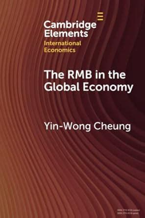 Buy The RMB in the Global Economy (Cambridge Elements in International ...