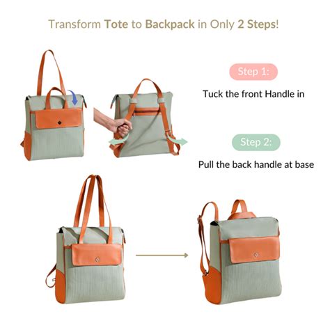 2-In-1 Convertible Tote Bag And Backpack Online - Premium Tote Bag ...