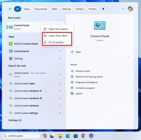 Image result for Accessing Control Panel Windows 11