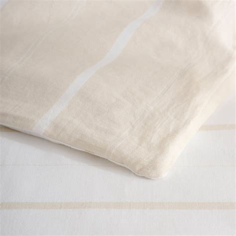 Comforters | Sand Stripe | Cotton Bamboo | Chambray | Comforter