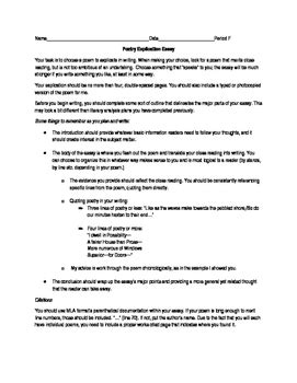 Image result for Poetic Explication