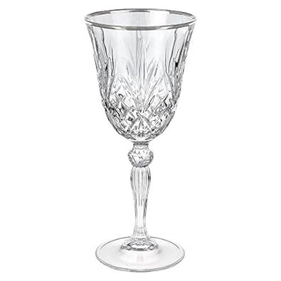 Lorren Home Trends Dynasty Collection Crystal Red Wine Glass with ...