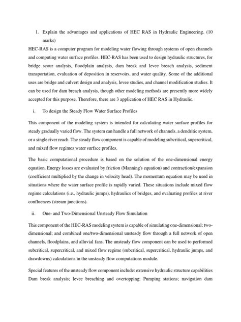 HEC-RAS Basics Part Steady 的图像结果