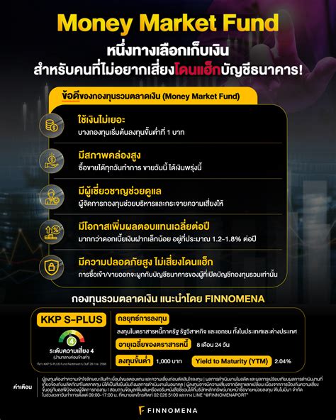 ไม่อยากเสี่ยงโดนแฮ็กบัญชีธนาคาร ลองเปลี่ยนมาลงทุนใน Money Market Fund ...