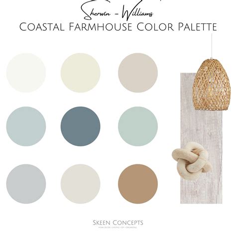 Sherwin williams coastal farmhouse color palette professional color ...