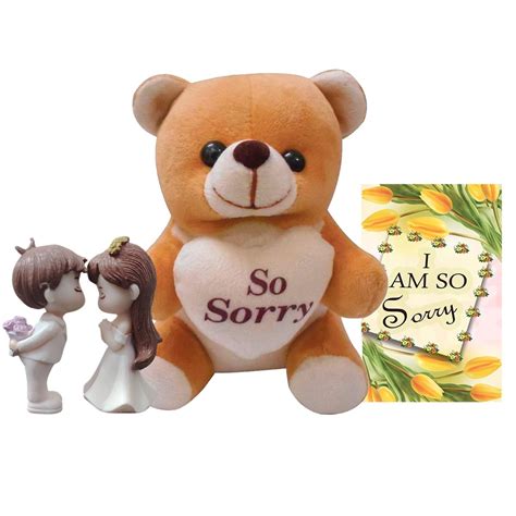 Saugat Traders Sorry Gift for Girlfriend, Boyfriend - Apology Greeting ...