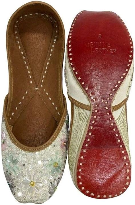 Buy Stop n Style Ladies Crystal Work Punjabi Jutti Ethnic Mojari ...