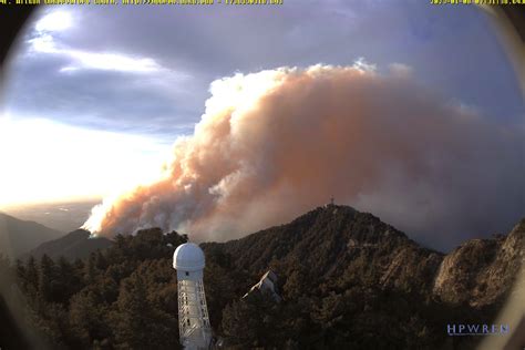 Eaton Fire Reaches Mount Wilson