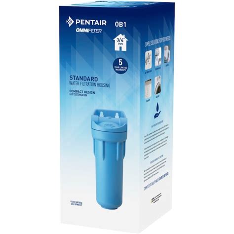 Pentair OMNIFilter Single-stage 10-GPM Carbon Block Soft Water Whole ...