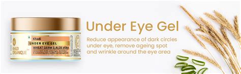 Buy Khadi Organique Under Eye Gel With Aloe Vera Extracts Reduces Aging ...