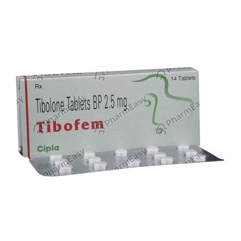 Buy Tibofem 2.5 MG Tablet (14) Online at Flat 15% OFF | PharmEasy