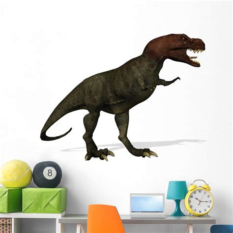 Buy Wallmonkeys A Tyrannosaurus Rex Dinosaur - 3D Render Peel and Stick ...