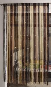 sukh traders 200 cm (7 ft) Polyester Semi Transparent Door Curtain ...