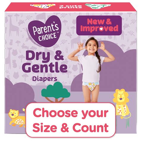 Parent's Choice Dry & Gentle Diapers (Choose Your Size & Count ...