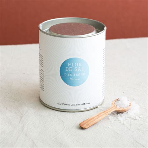 Flor de sal d'Es Trenc, Natural, Organic, 180g tub - Brindisa Spanish Foods
