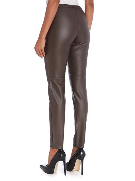 Brown Leather Leggings For Sale at Clayton Cooper blog