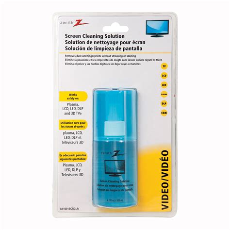AmerTac CS1001SCRCLR Screen Cleaning Solution, 6.7 fl-oz, Liquid