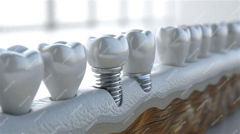 Premium Photo | Before and after comparison of smile with tooth implant informative text space ...