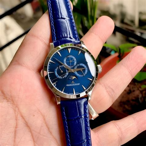 Jager Le-Couture Calender Blue Silver – ShahStore