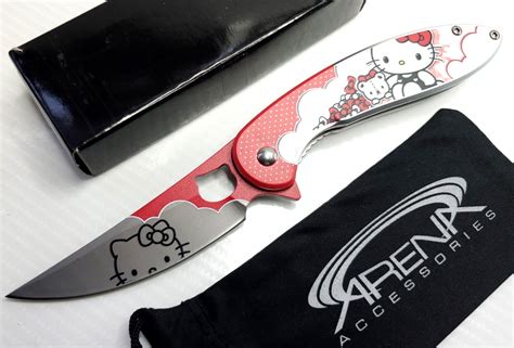 Hello Kitty Cat Pocket Knife-PF80B