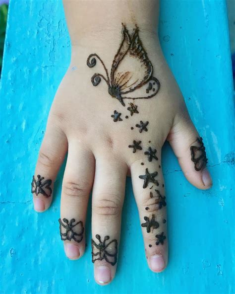 Easy Henna Designs For Kids Hands
