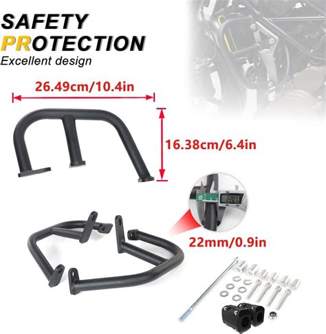 REARACE Engine Guard Highway Crash Bar Compatible with India | Ubuy