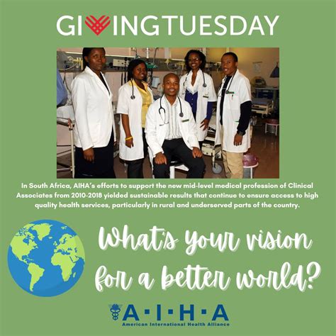 American International Health Alliance -your early work and support of ...