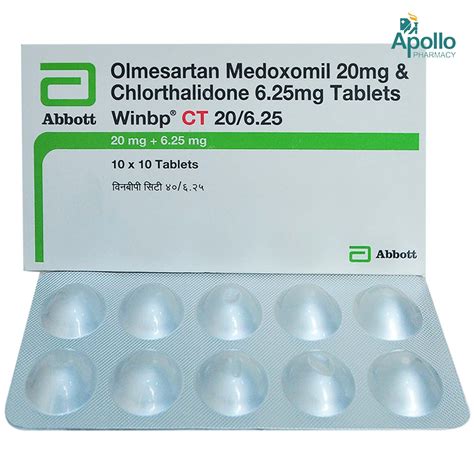 Buy Winbp CT 20/6.25 Tablet online | Uses, Side Effects, Price and ...