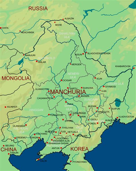 Manchuria Map