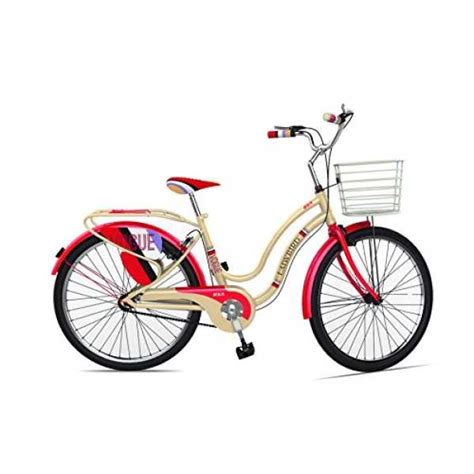 BSA Ladybird Vogue Bike, 26" (Lb Biege New Ferrari Red) Price in India ...