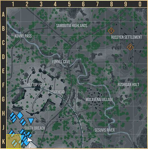 Maps: Location Labels, Battle Tiers, and Eras