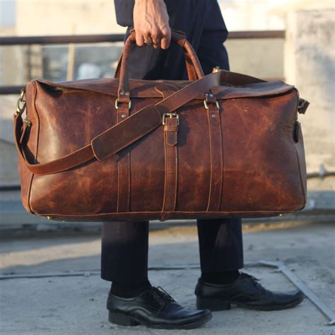 Overnight Travel Bag Leather at Lee Porter blog