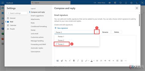 How to change your signature in Outlook