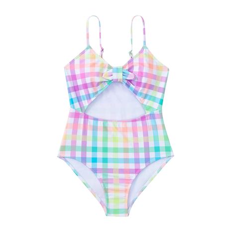 Akiihool Teen One Piece Swimsuits Girls Swimsuit Rash Guard Tankini UPF ...