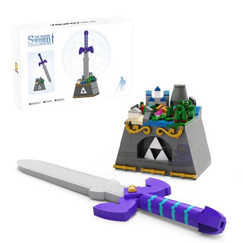 The Master Sword Building Kit, Micro Hyrule Building Blocks Set, Unique ...