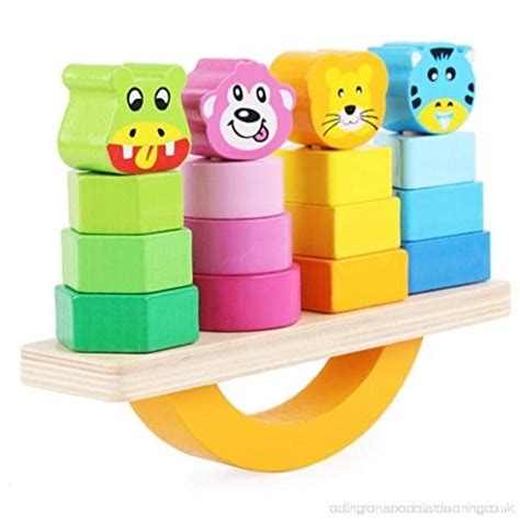 Wooden Toy - Animal Block Stacking Cum Balancing toy - EKT1074 – Extrokids