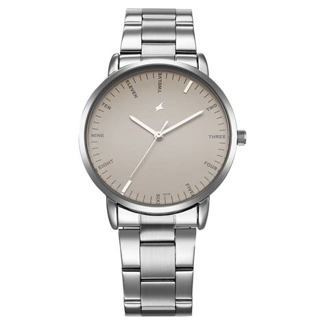 Buy Online Fastrack Stunners X Quartz Analog Beige Dial Stainless Steel ...