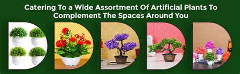 Buy DecoratingLives Mini Cute Artificial Plants Bonsai Potted Plastic ...