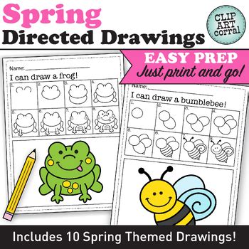 Image result for Spring Directed Drawing
