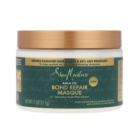 Shea Moisture Amla Oil Bond Repair Masque, javító maszk göndör hajra ...