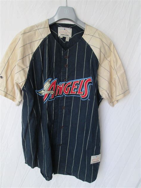 Vtg? MLB Genuine Merchandise by Mirage ANAHEIM ANGELS Baseball Jersey ...