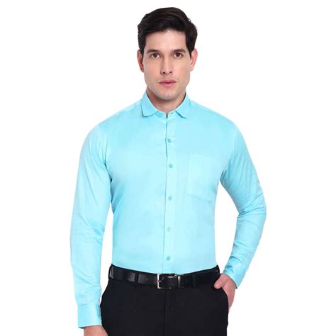 Men’s Pista Cotton Formal Shirt – Slim Fit, Full Sleeves – GarmentGlobe