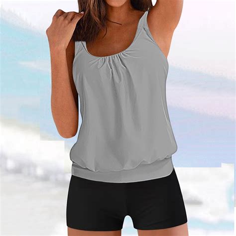 pstuiky Swimsuits for Women 2025, Women High Waist Conservative Strappy ...