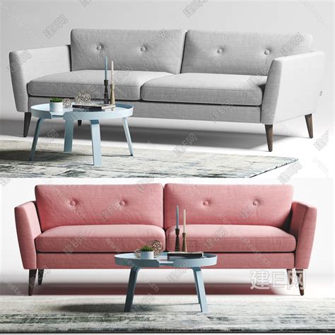 工厂直销实木扪布膨胀双人沙发设计师创意时尚经典椅现代休闲沙发