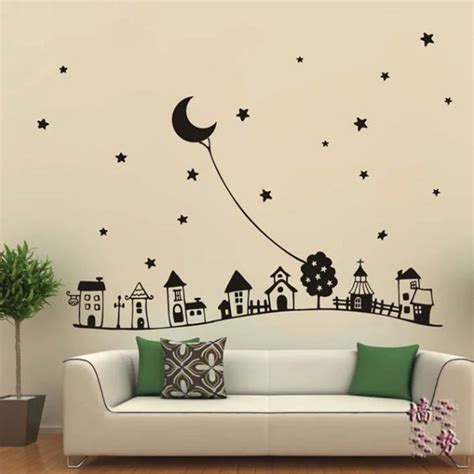 Pvc Wall Decal For The Children's Room, Pastel Colors, Baby Starry Sky ...