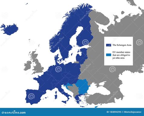 Schengen Area And Surroundings Stock Image | CartoonDealer.com #31949977