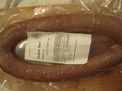 Beef Sausage Smoked Andouille - Nature's Gourmet Farm
