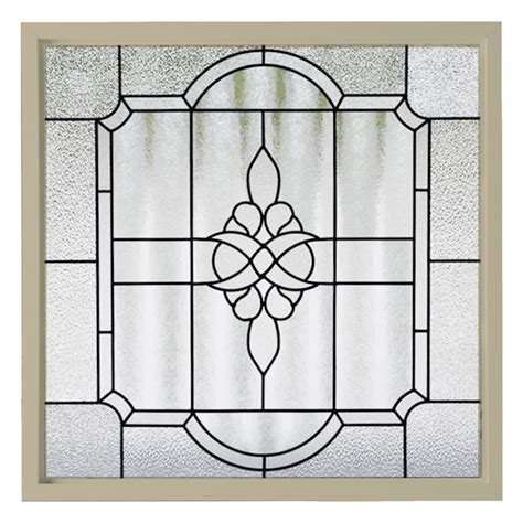 Hy-Lite Victorian Private Elegance Decorative Glass Tan Square Accent ...