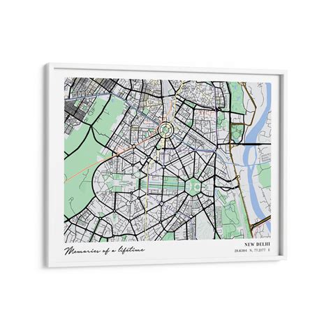 Custom Street Map – The Habitat Horizontal | Personalized City Map Art ...